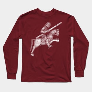 Charging Knight on Horse Long Sleeve T-Shirt